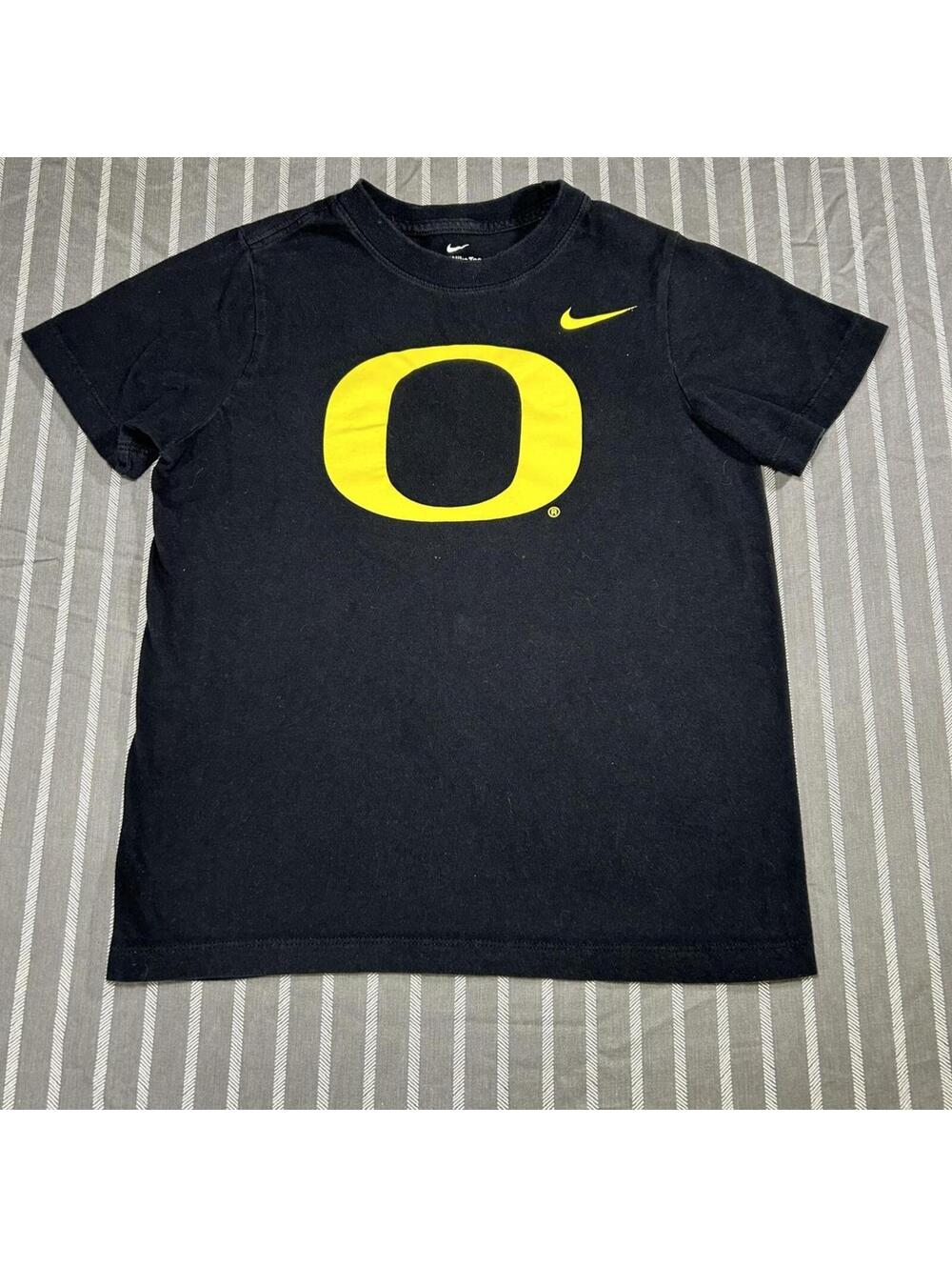 Nike University of Oregon Ducks Black Athletic Cut T-Shirt Youth Size M NCAA